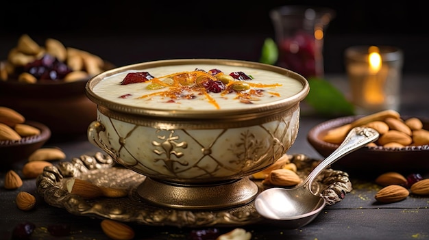 Semiya payasam o sewai Khir o seviyan Kheer es una variación de comida dulce india 4