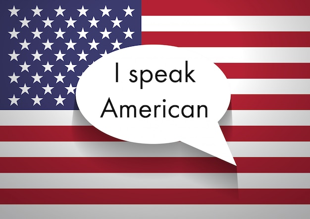 Señal Hablando inglés americano