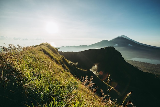 Senderismo al amanecer en el monte Batur