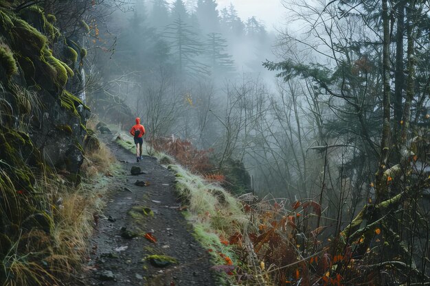 El sendero del bosque de la niebla