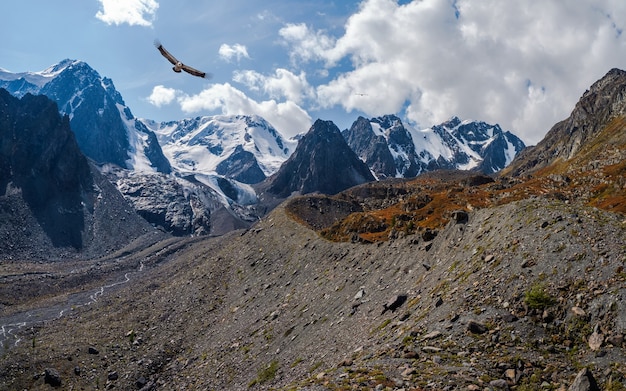 Sendero por la cresta de la montaña, una fuerte pendiente.