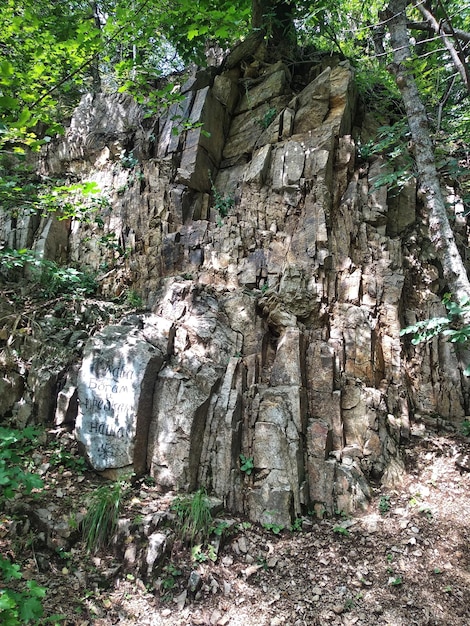 Senderos de montaña del Cáucaso del Norte, Monte Beshtau. Piatigorsk, Rusia.