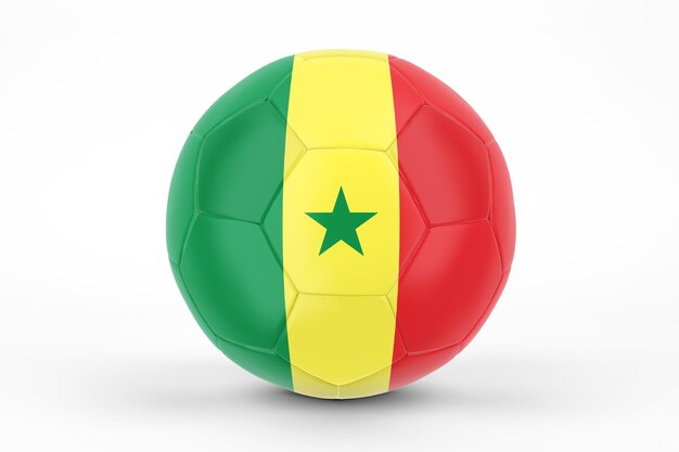 Senegal-Flaggen-Fußball