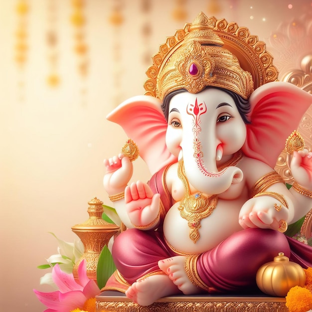 Foto senhor ganesha feliz ganesha chaturthi