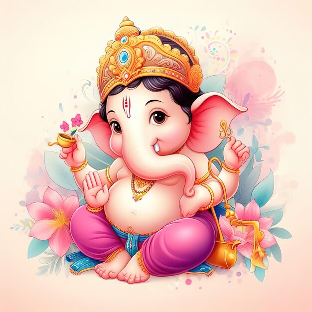 Foto senhor ganesha feliz ganesha chaturthi