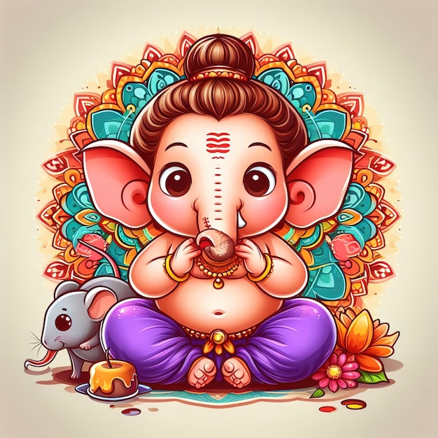 Senhor Ganesha Feliz Ganesha Chaturthi