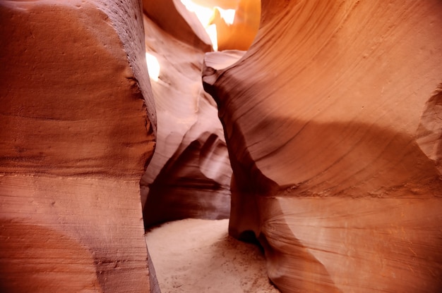 Senken Sie Antilopen-Schlucht in der Navajo-Reservierung nahe Seite, Arizona USA