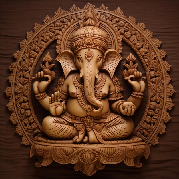 El señor Ganesha, el dios hindú de la sabiduría y la prosperidad.