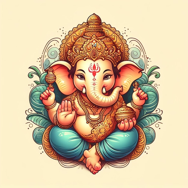 Foto señor ganesha feliz ganesha chaturthi