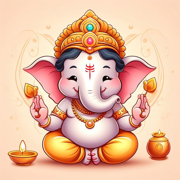 Foto señor ganesha feliz ganesha chaturthi