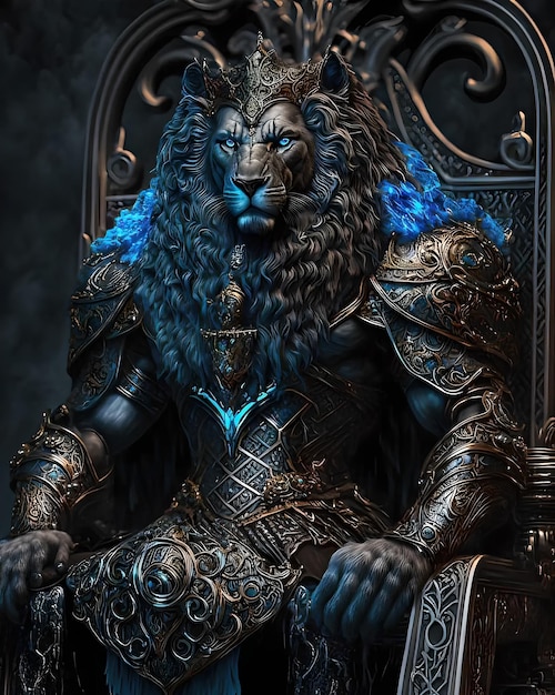 El Señor de los Guerreros León de Metal