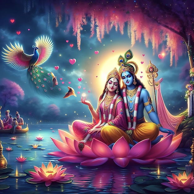 el señor radha krishna jee