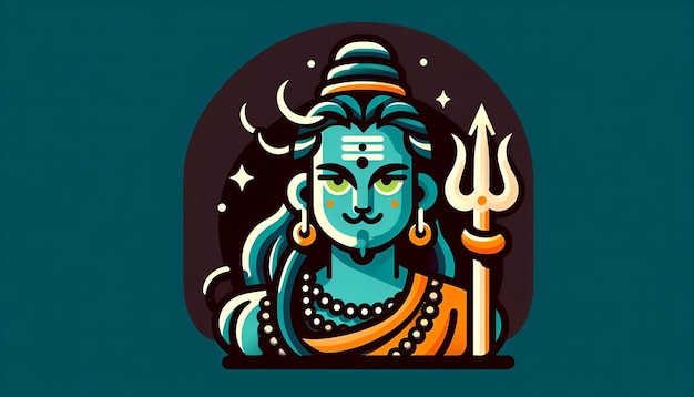 El señor Shiva es un clipart.