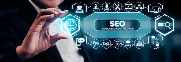 SEO Search Engine Optimization-Geschäftskonzept