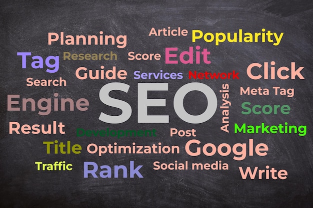 SEO-Suchmaschinenoptimierung, digitales Marketingkonzept, Suchmaschinenoptimierung, Ranking-Wachstum