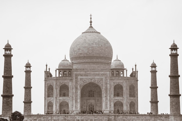 Sepia Taj Mahal Agra Uttar Pradesh India