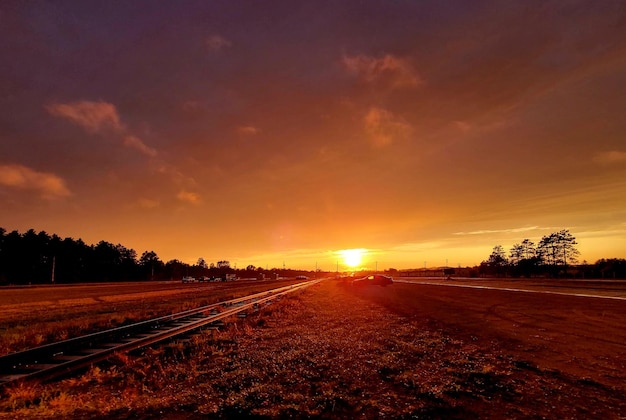 September-Sonnenuntergang