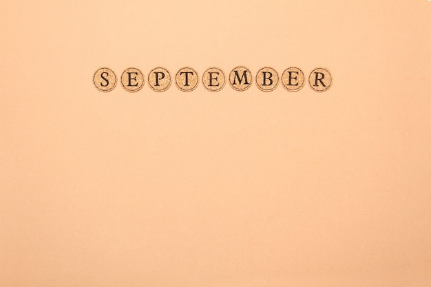 Septiembre para el calendario