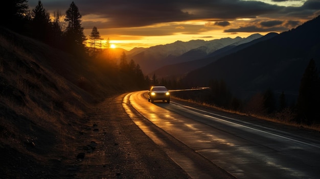 Serenade bei Einbruch der Nacht enthüllt die Geheimnisse der Bergstraßen