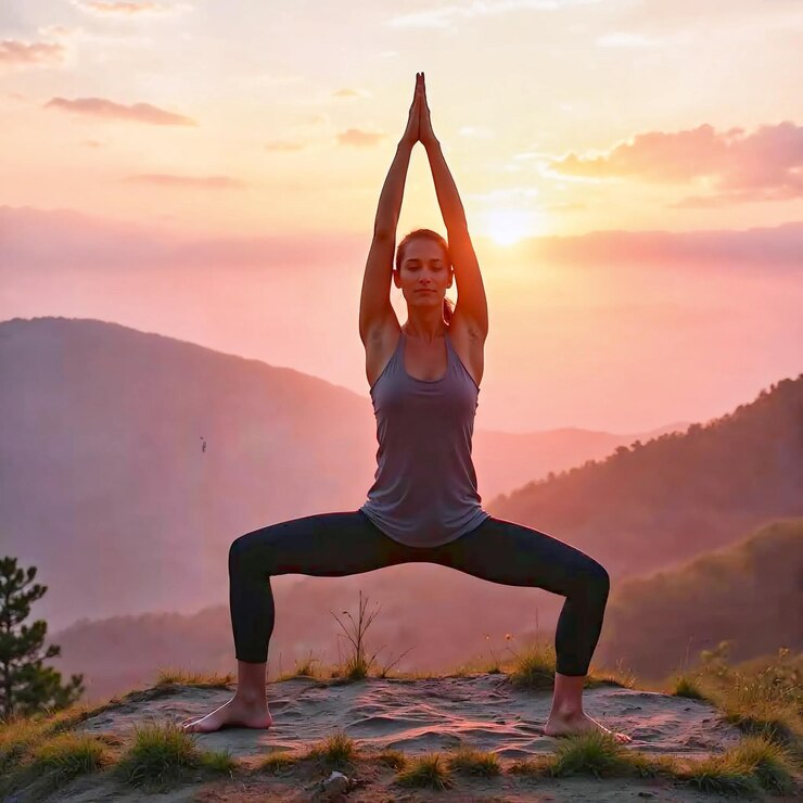 Serenidad en el amanecer Un viaje de yoga
