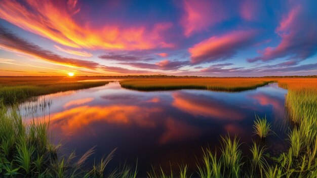 Serenidad del atardecer