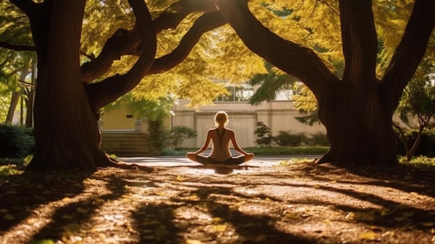 La serenidad dentro de la práctica de yoga individual