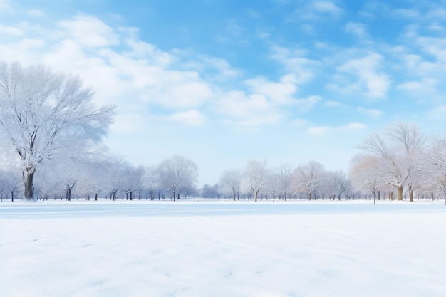 La serenidad nevada y el clima frío Foto de fondo