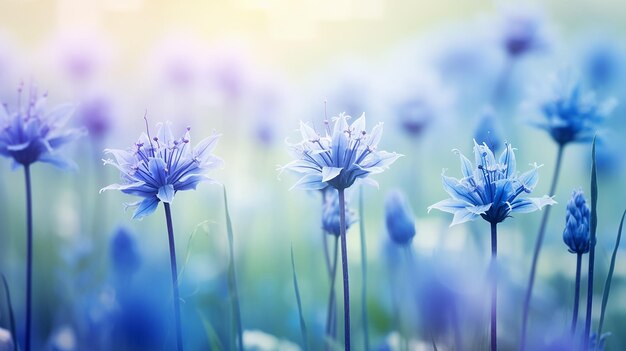 Foto serenidade de flores silvestres