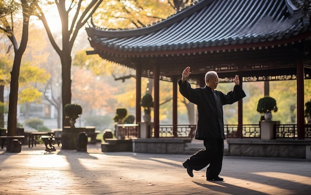 Foto serenidade do tai chi revelada