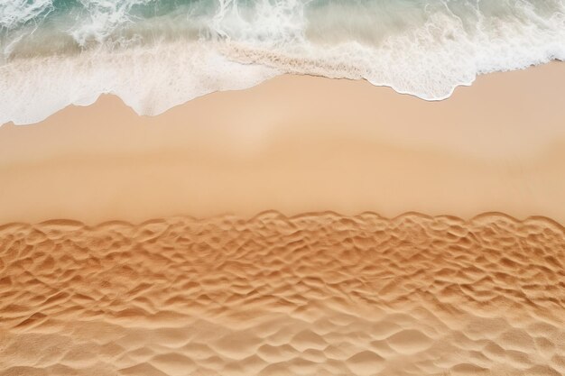 Serenidade na costa Uma vista cativante de uma praia de areia