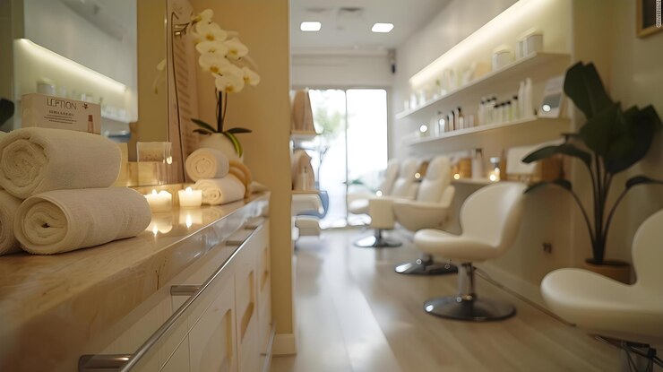 Foto serenidade no spa um toque de minimalismo e conceito de relaxamento serenidade spa minimalismo relaxamento