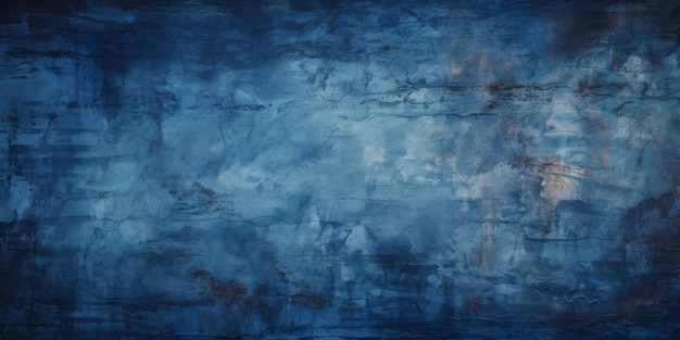 Un sereno fondo azul marino y azul con rayas y marcas artísticas.