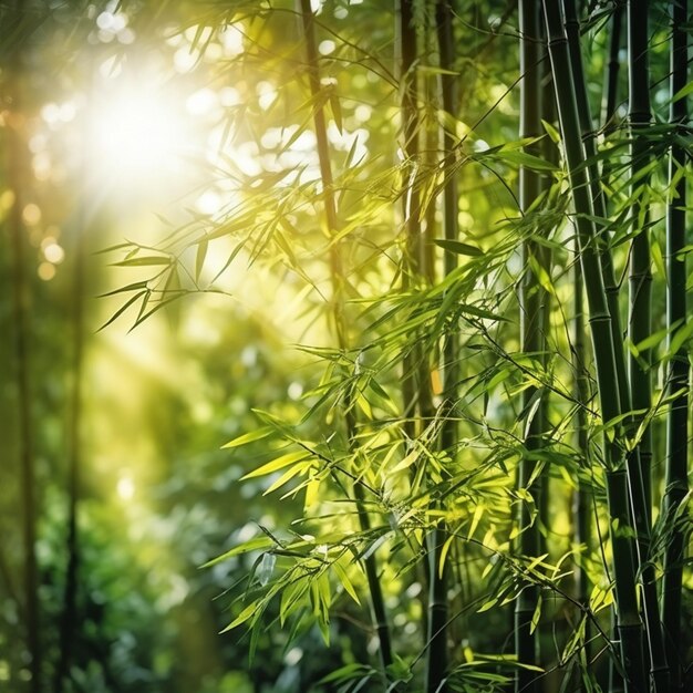 Serenos tonos de verde explorando el bosque de bambú en Arashiyama para la fotografía de la naturaleza tranquila