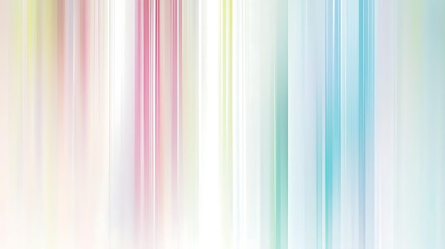 una serie colorida de líneas con un fondo blanco