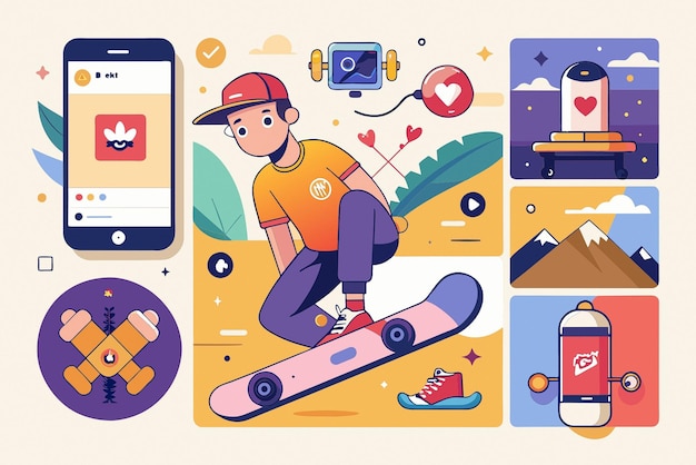 Serie de contenido de redes sociales de la marca Skateboard Lifestyle