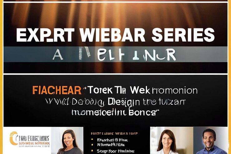 Foto série de webinários de peritos