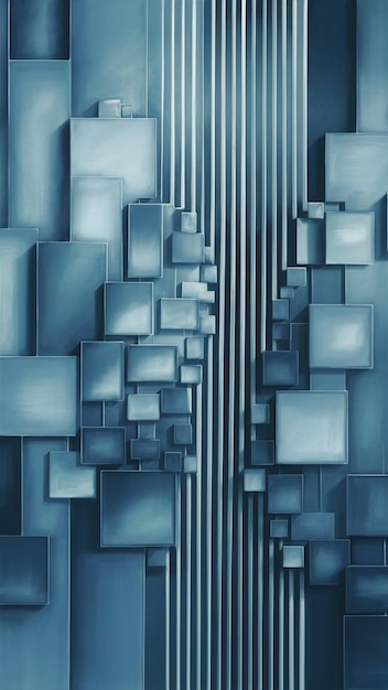 una serie de diseños geométricos abstractos por persona