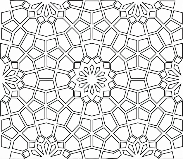 una serie de formas geométricas y círculos sobre un fondo blanco