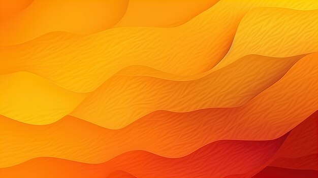 una serie de llamas de fuego abstractas en naranja y amarillo.