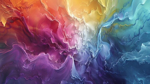 una serie de ondas coloridas con la palabra colores en el medio