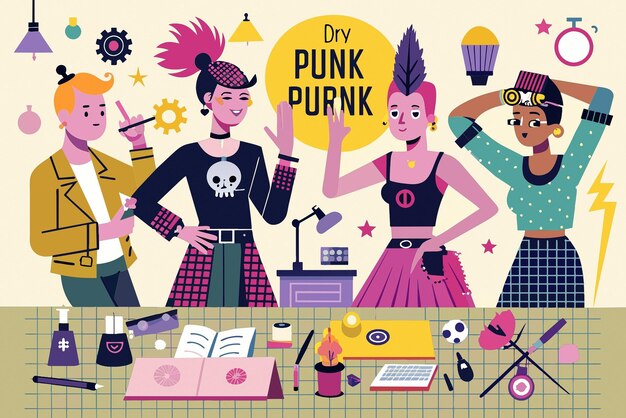 La serie de talleres de moda DIY Punk