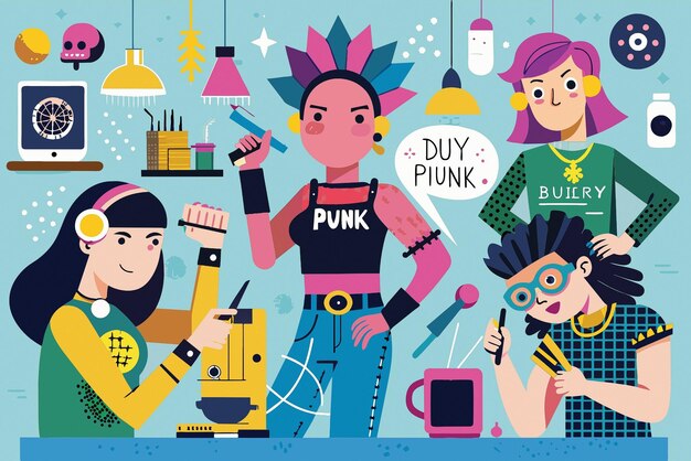 La serie de talleres de moda DIY Punk