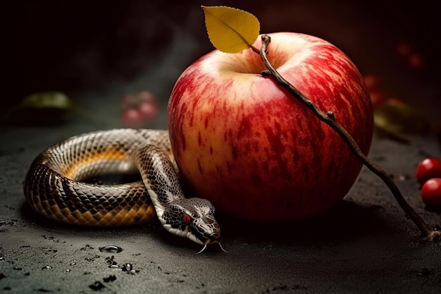 Serpente maçã pecado tentação Gerar ai
