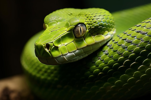 Foto serpentine beauty captivating green snake imagem da wikimedia commons