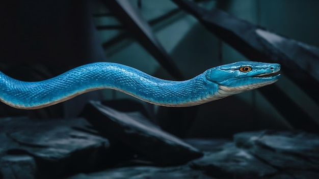 Serpiente azul