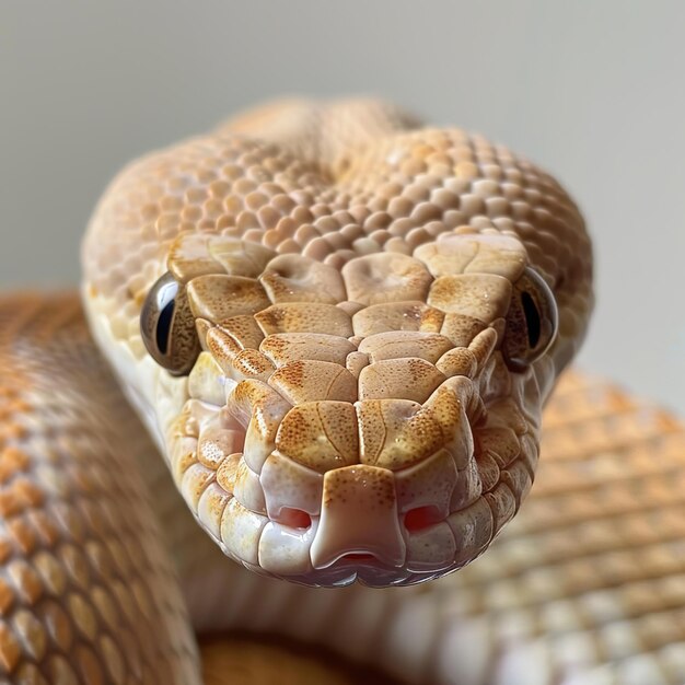 Foto una serpiente con fondo blanco identificación de trabajo 63c907c4dbd7472e8f5f1f43e8ffeb7f