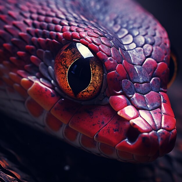 Foto la serpiente de la foto