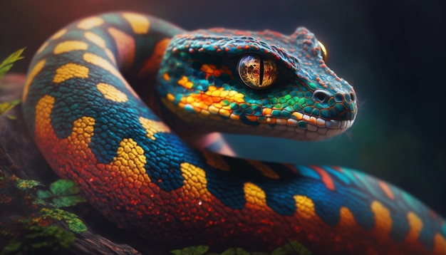 Serpiente Multicolor