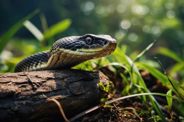 Serpiente en la naturaleza