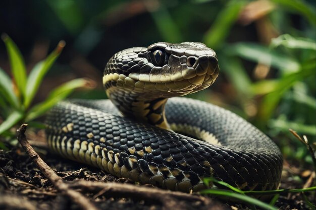 Serpiente en la naturaleza